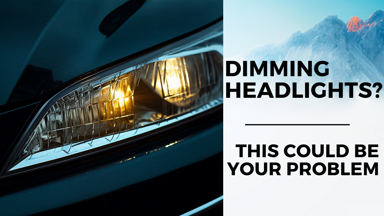 Troubleshooting dim car lightbulb problems