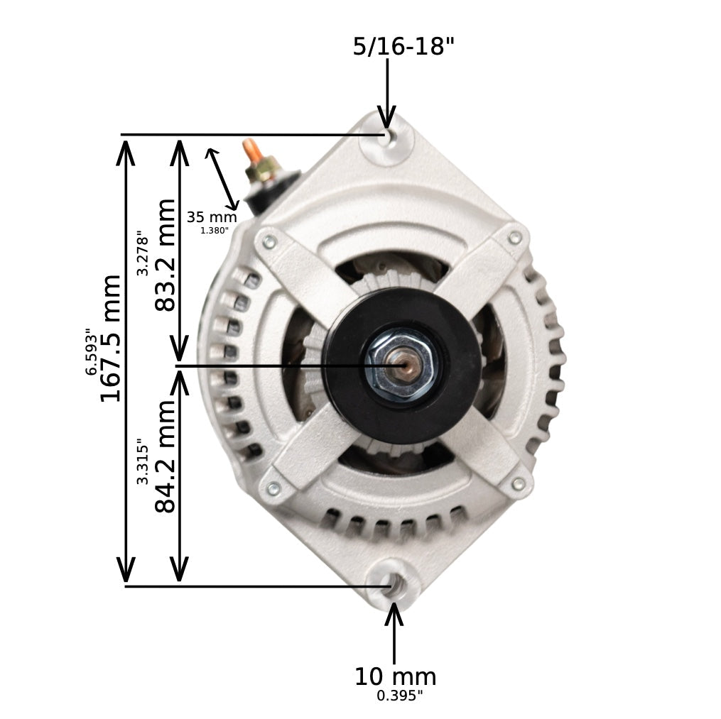 1963-1965 Buick Riviera 6.6L 250-320amp High Output Alternator