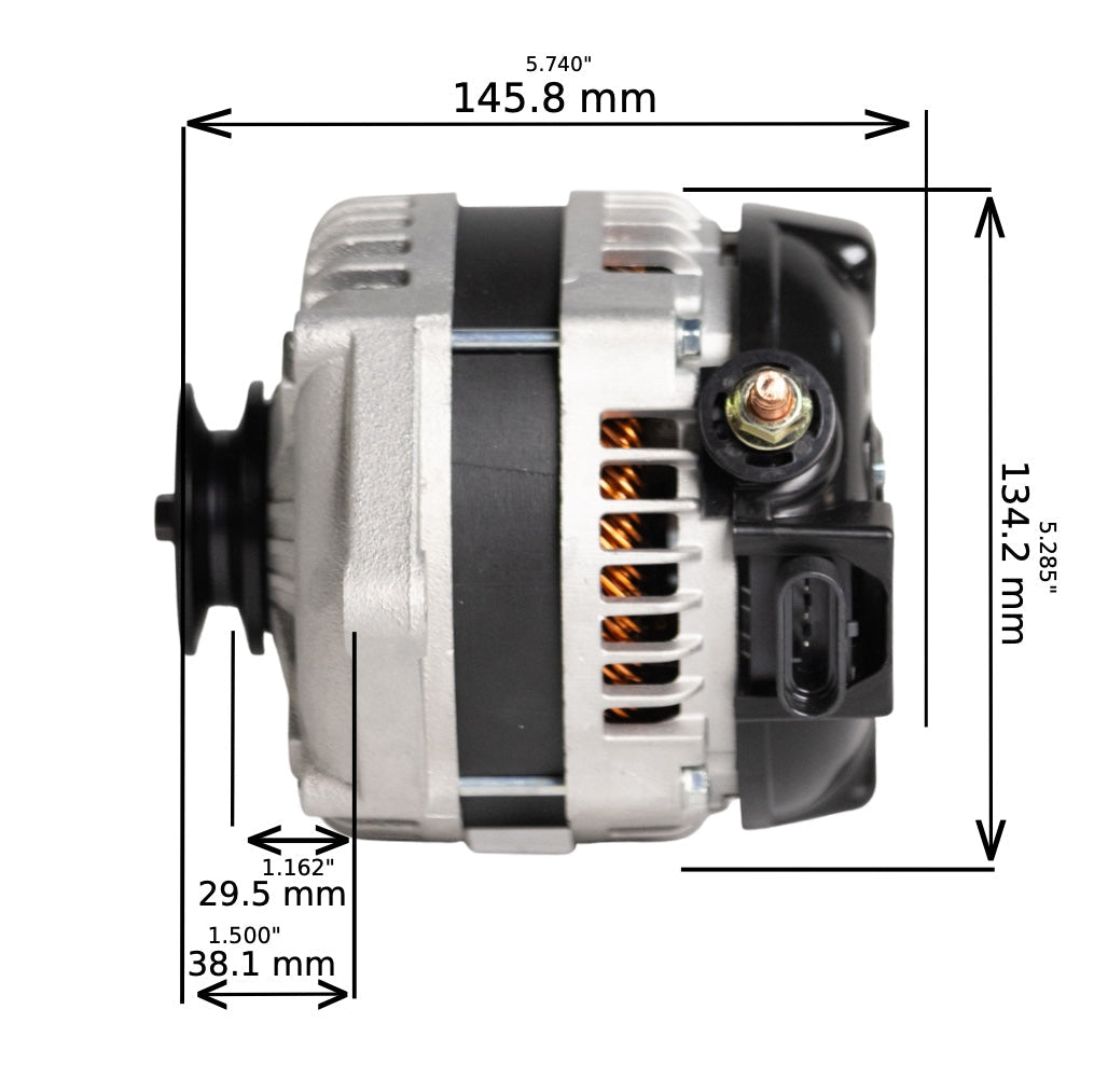 1987-1990 Jeep Wagoneer 4.0L High Output Alternator