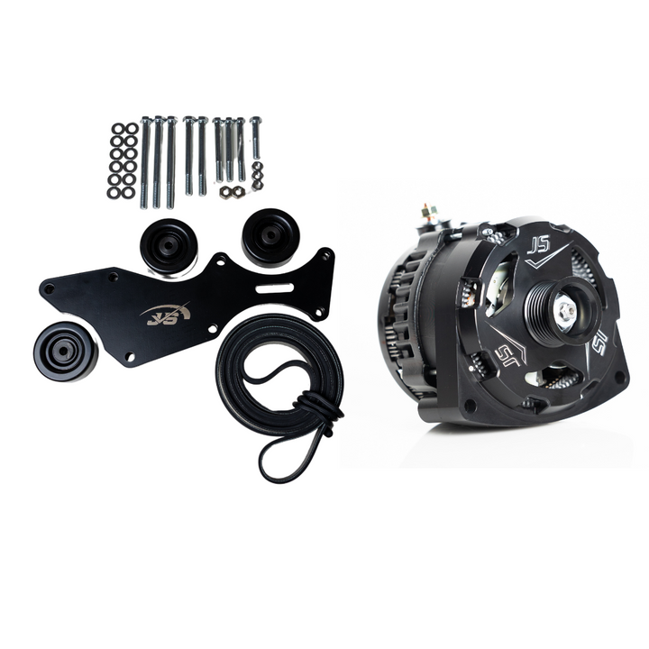 Triple Alternator Bracket Kit – 2000-2013 GM/Chevy Trucks 5.3L, 4.8L, 6.0L, 6.2L V8 (Includes 1 Alternator)