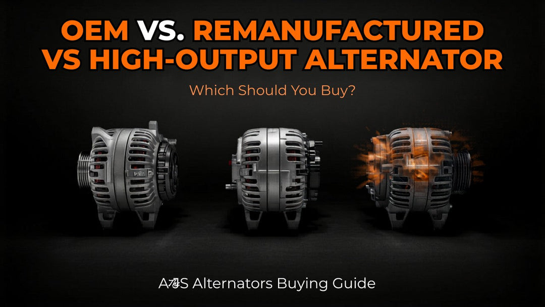 OEM vs Remanufactured vs High-Output Alternator Which Should You Buy