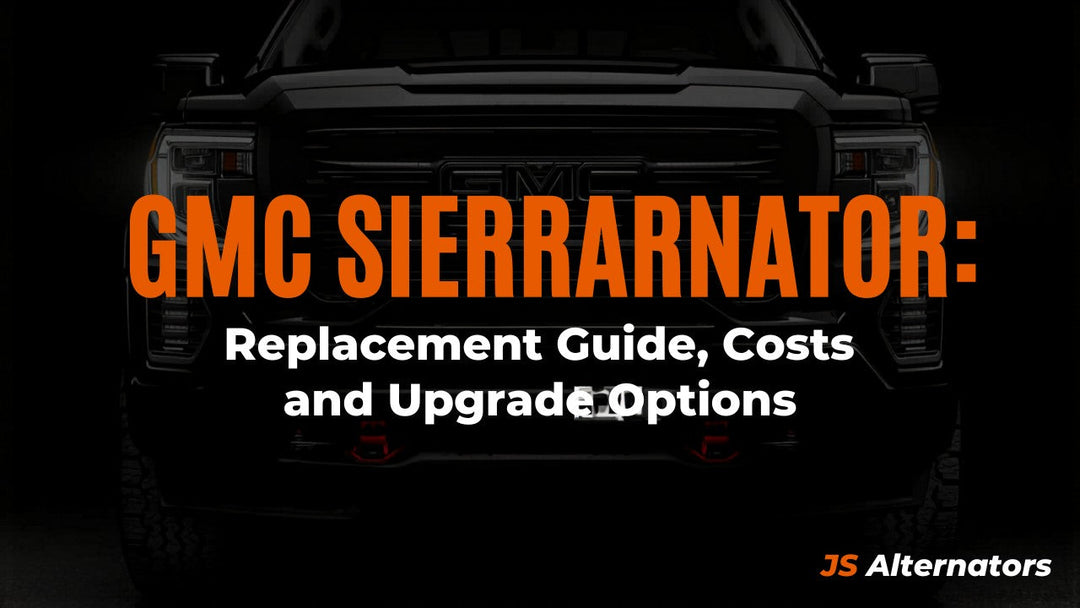 GMC Sierra Alternator Replacement Guide Costs and Upgrade Options