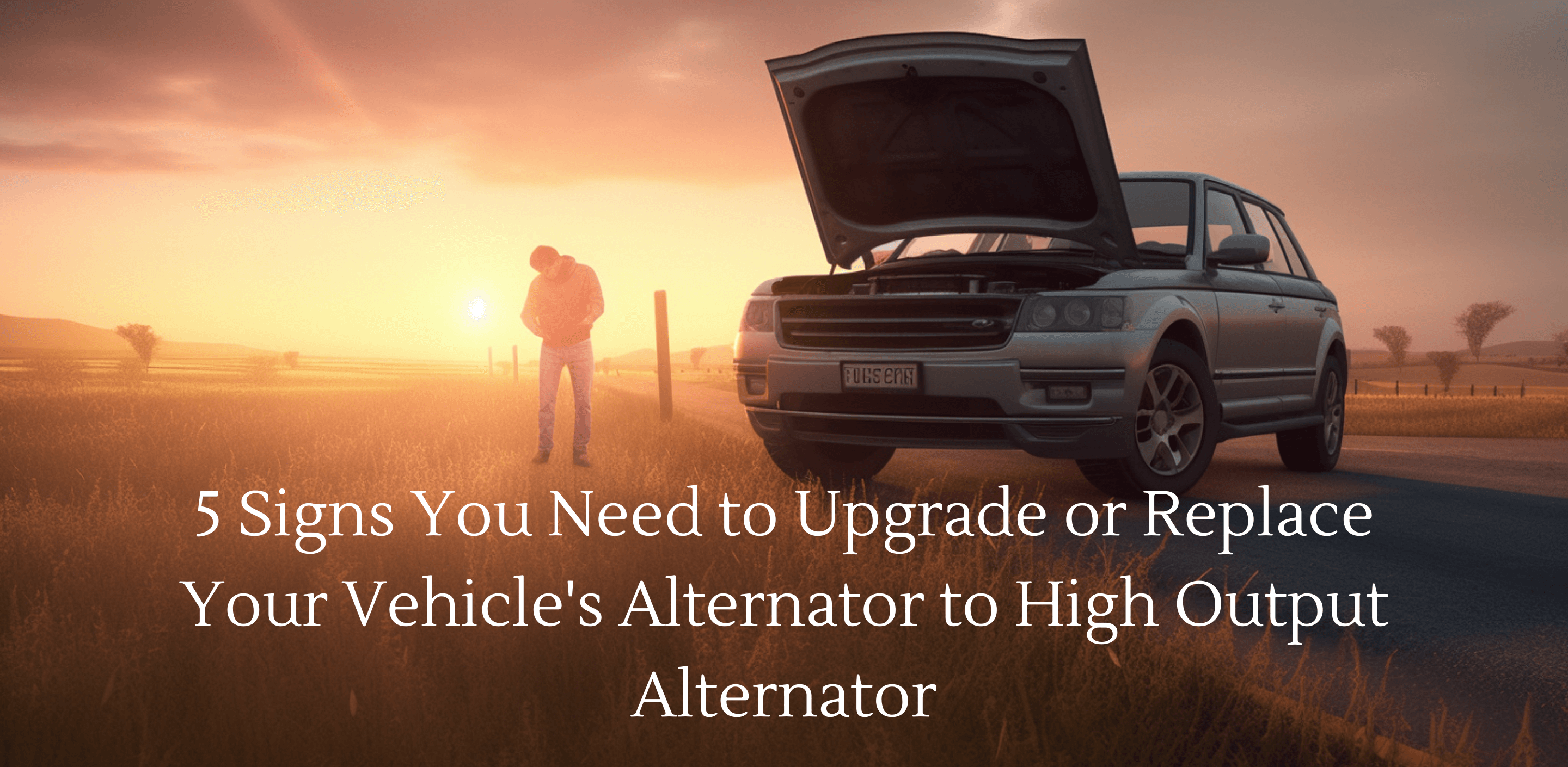 5 Signs You Need to Upgrade or Replace Your Vehicle's Alternator to High Output Alternator JS
