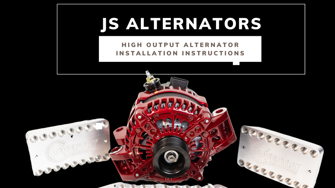 JS Alternators high output alternator installation instructions guide