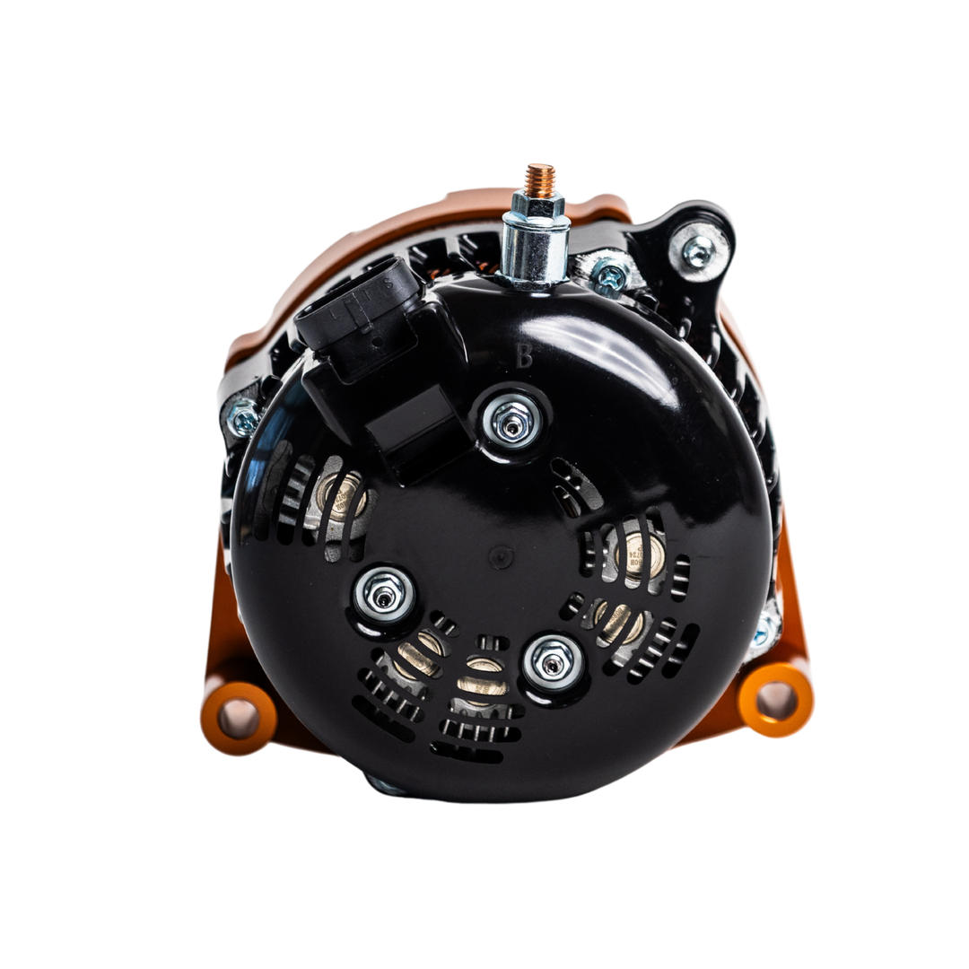 1996-2024 GM Billet High Output Alternator (Orange)