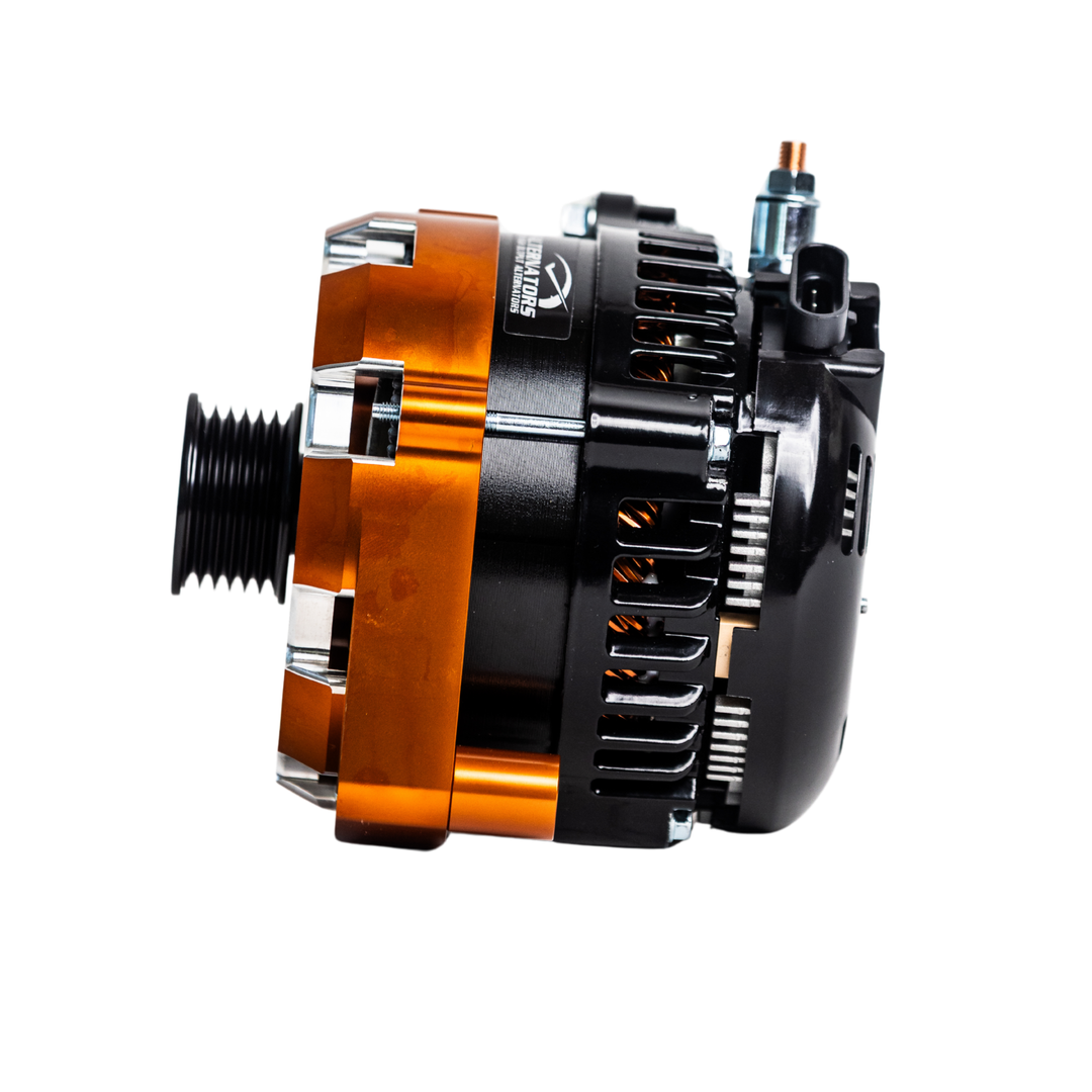 1996-2024 GM Billet High Output Alternator (Orange)