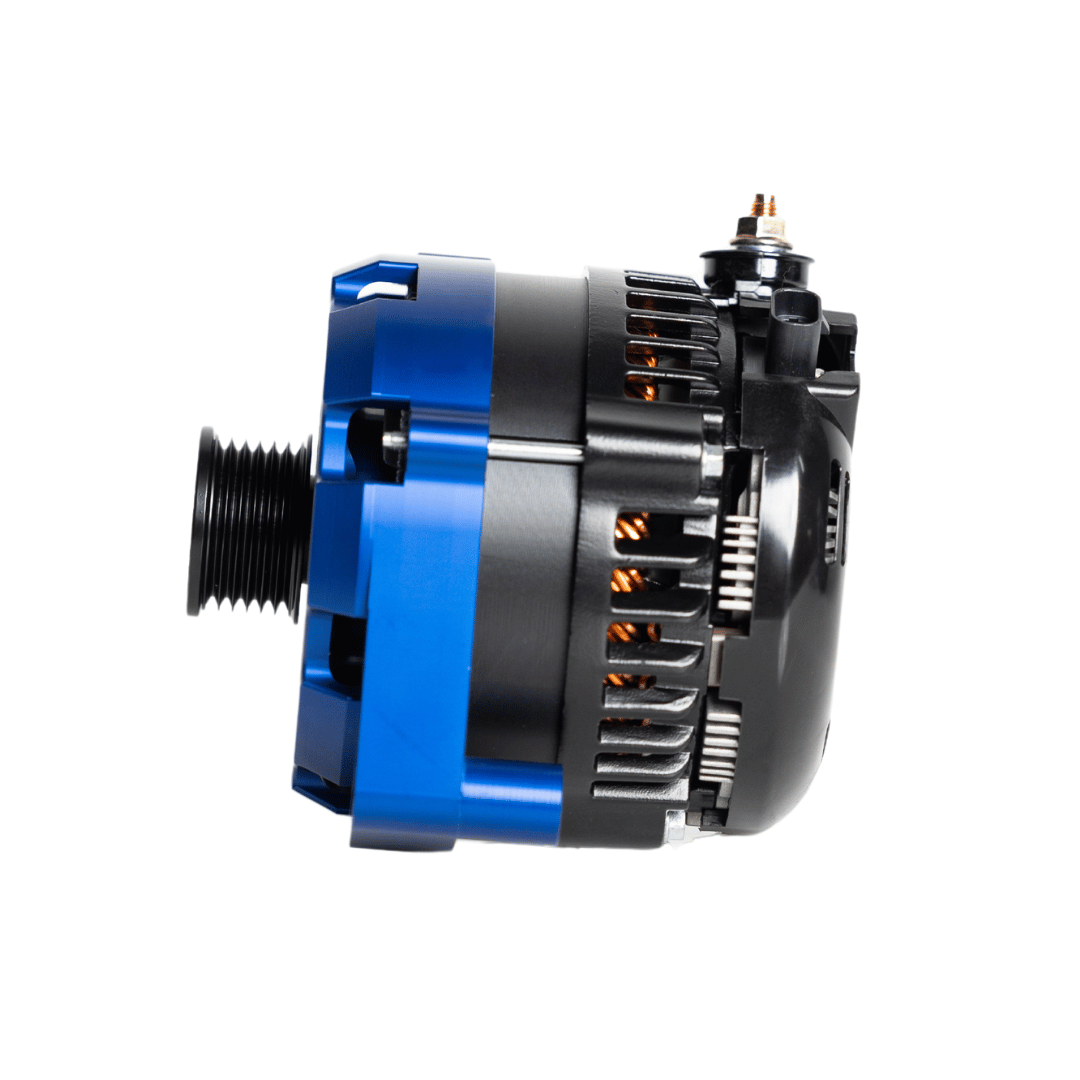 1996-2024 GM Billet High Output Alternator (Blue)