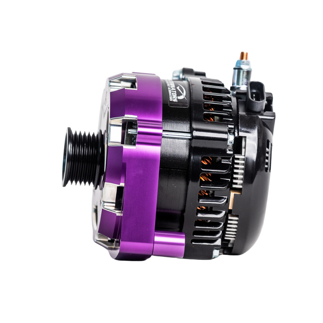 1996-2024 GM Billet High Output Alternator (Purple)