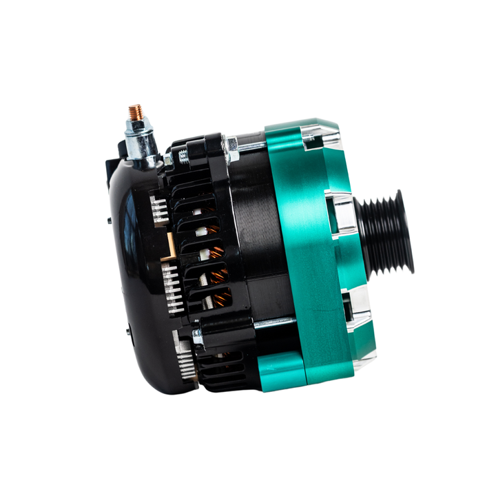 1996-2024 GM Billet High Output Alternator (Teal)