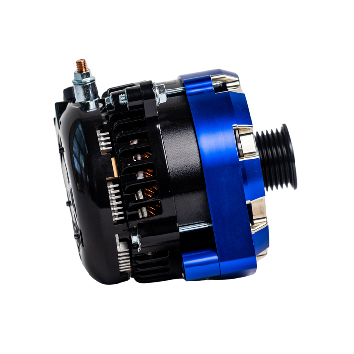 1996-2024 GM Billet High Output Alternator (Blue)