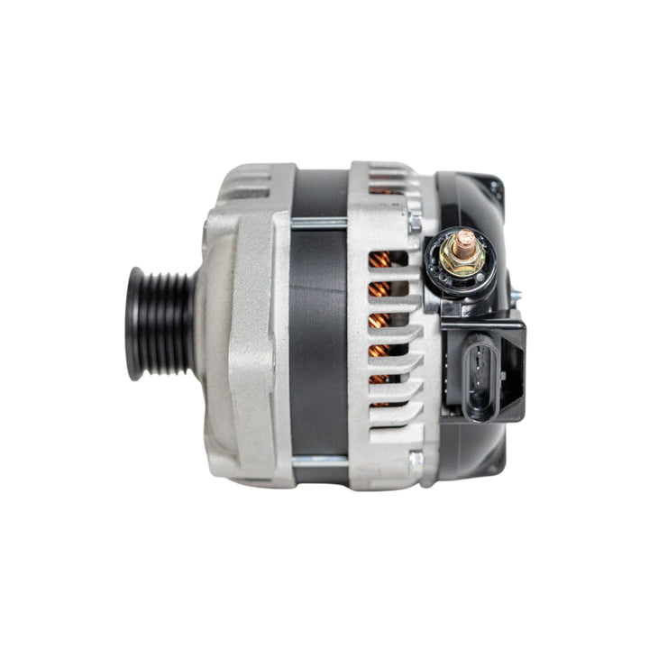 1969-1974 GMC C15 V8 5.7L 12si high output alternator - 6-rib serpentine pulley, left side