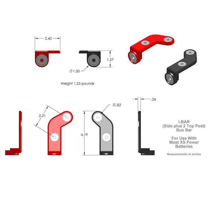 XS Power 553 Battery Terminal Hardware