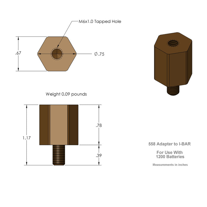XS Power 558 Battery Terminal Hardware