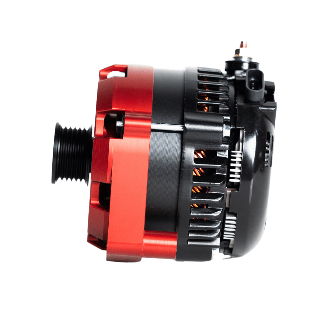 1996-2024 GM Billet High Output Alternator (Red)