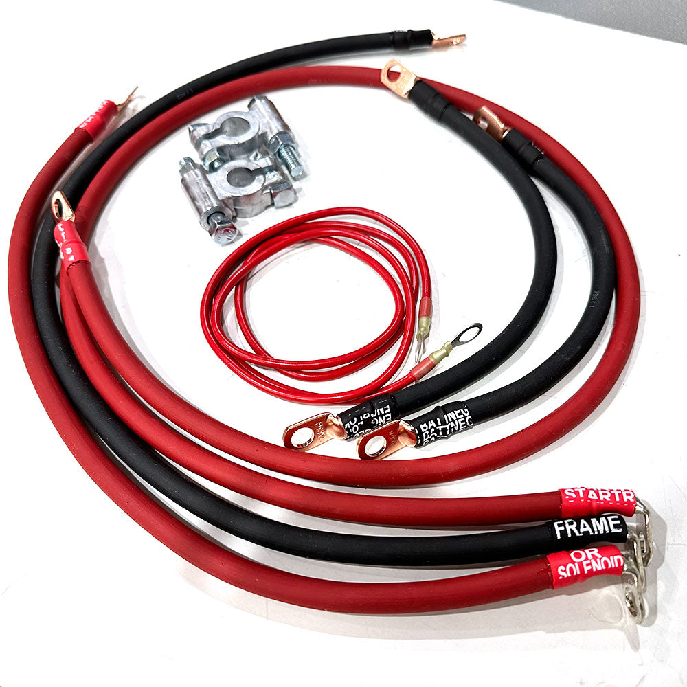 Ford Bronco - Gen 4 Battery Cable Kit (1987-1996)