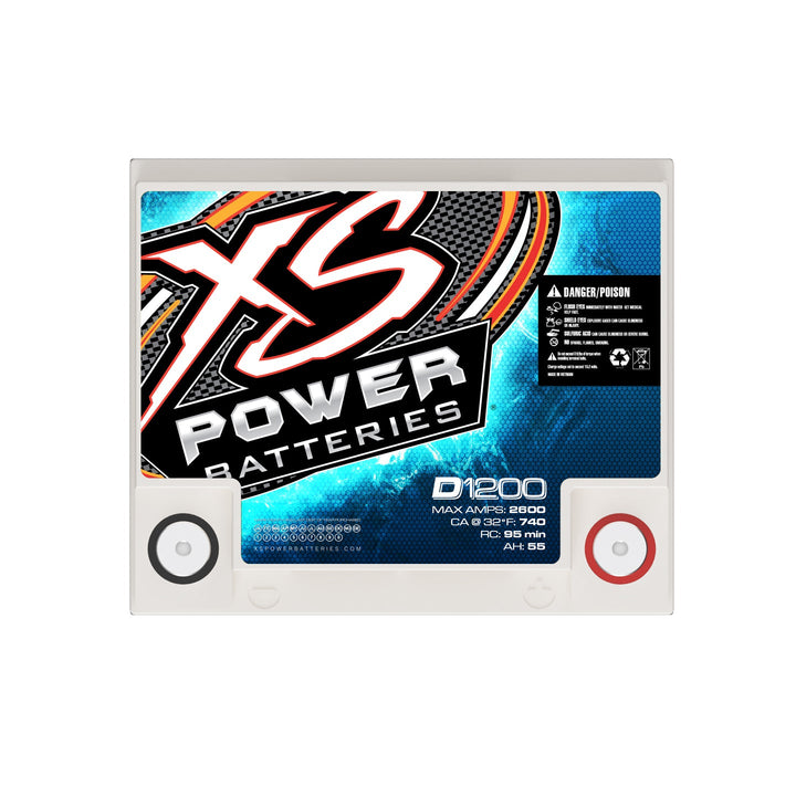 XS Power D1200 12V AGM Car Audio Battery