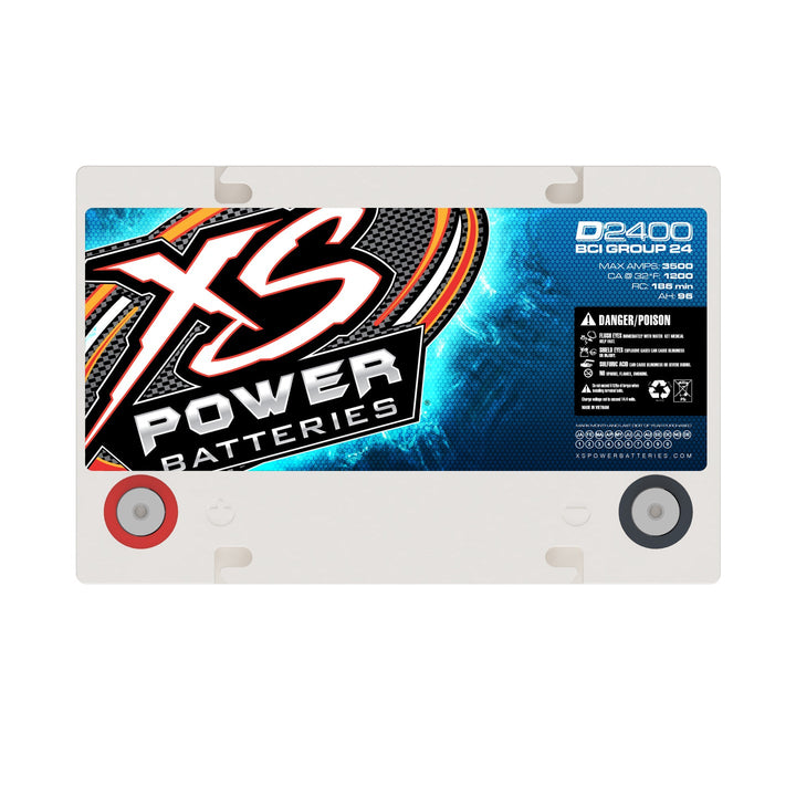 XS Power D2400 Group 24 12V AGM Car Audio Battery
