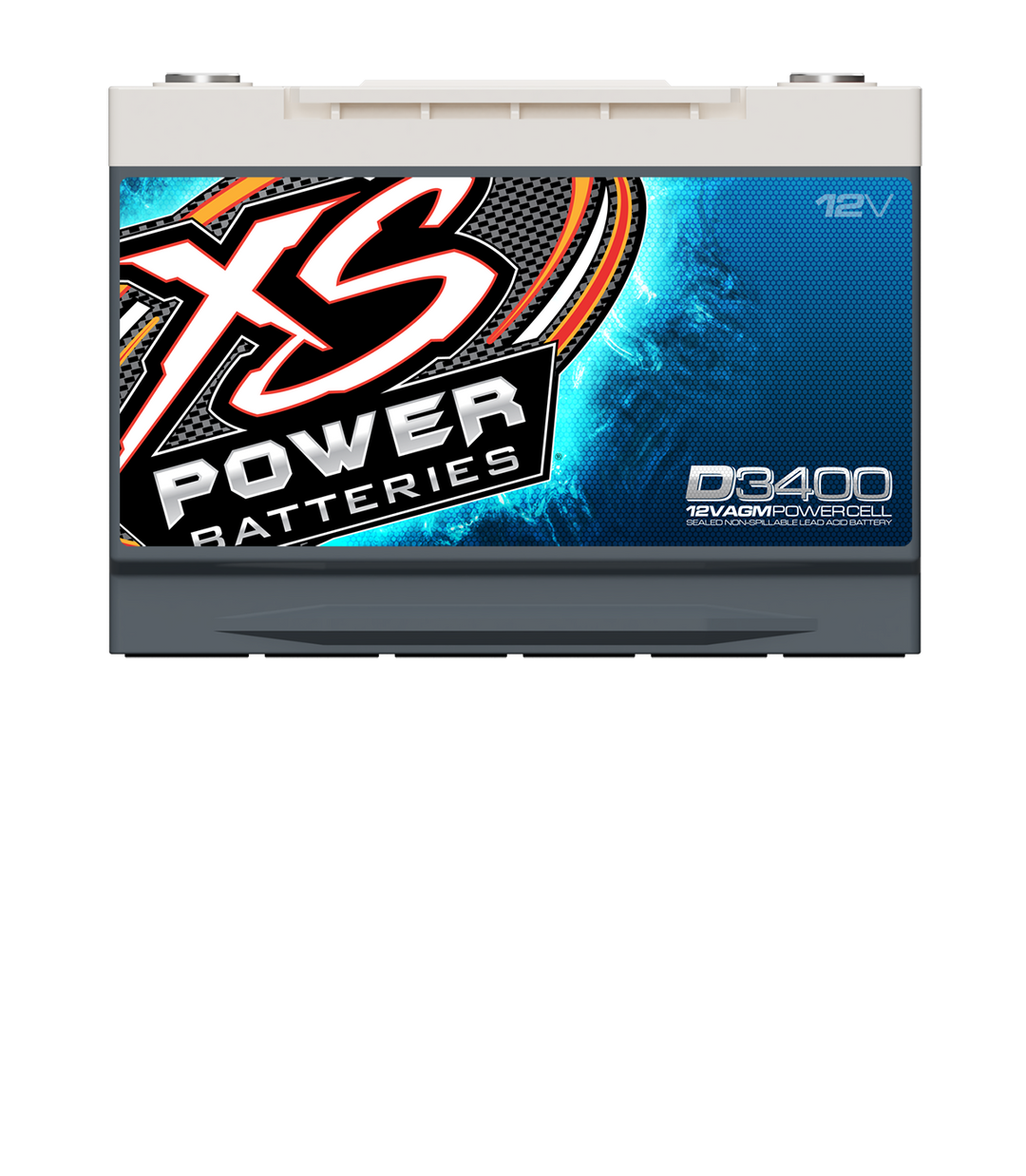 XS Power D3400 Group 34 12V AGM Car Audio Battery