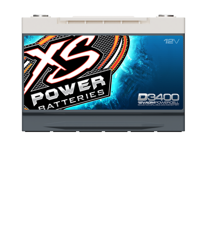 XS Power D3400 Group 34 12V AGM Car Audio Battery