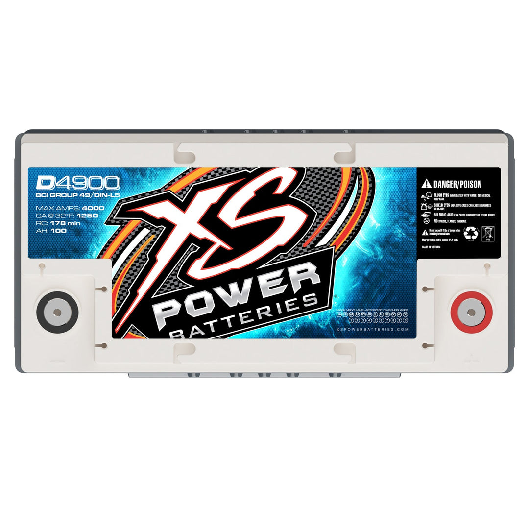 XS Power D4900 Group 49 12V AGM Car Audio Battery