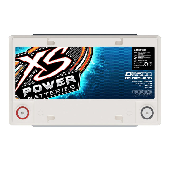 XS Power D6500 Group 65 12V AGM Car Audio Battery