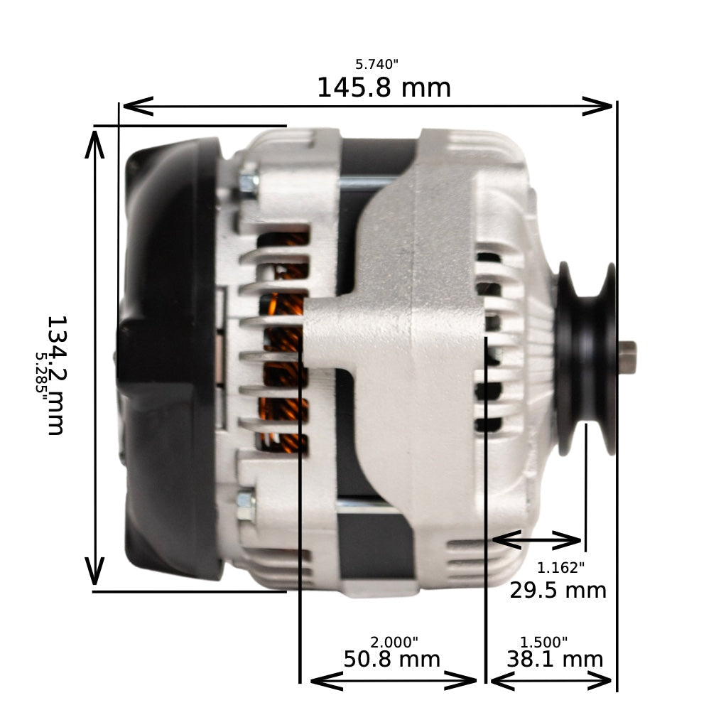 1977-1980 Pontiac Catalina V8 4.9L 12si High Output Alternator