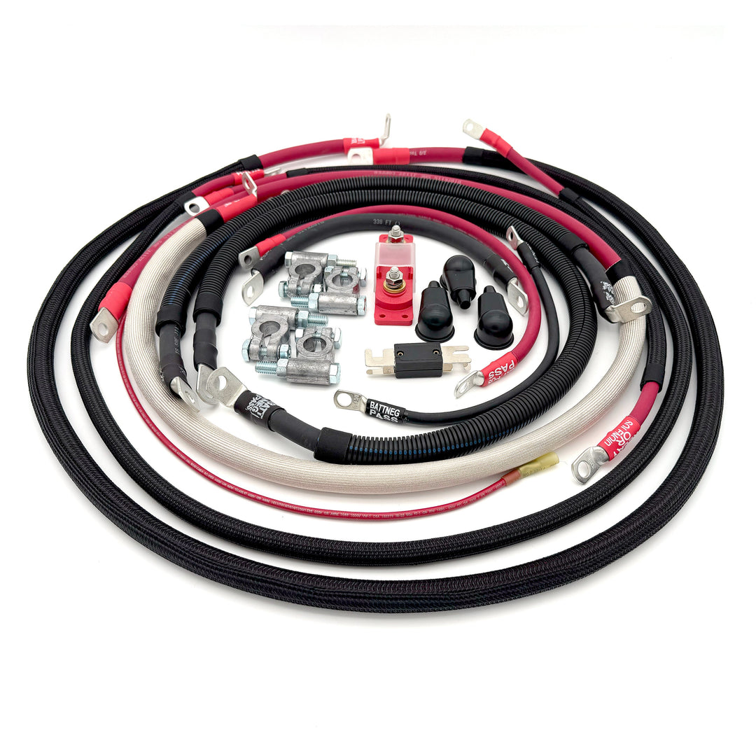 Ford Powerstroke 6.0 Diesel - F250/F350 Battery Cable Kit (2003-2007)