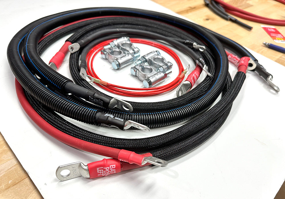 Ford Powerstroke 6.4 Diesel - F250/F350 Battery Cable Kit (2008-2010)