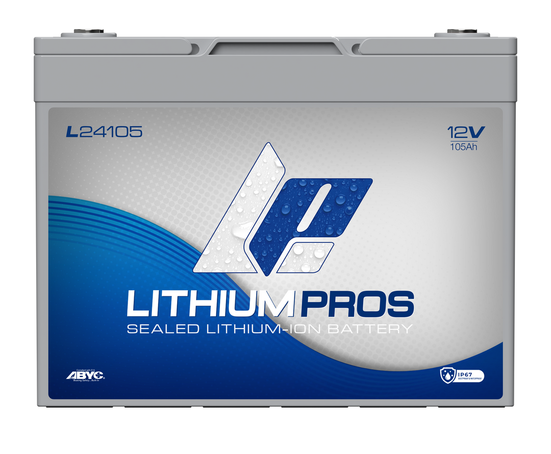 Lithium Pros L24105 12V 105Ah LiFePO4 Lithium Trolling Motor Battery – JS Alternators