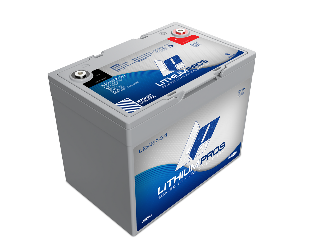 Lithium Pros L2467-24 24V 67Ah LiFePO4 Lithium Trolling Motor Battery – JS Alternators