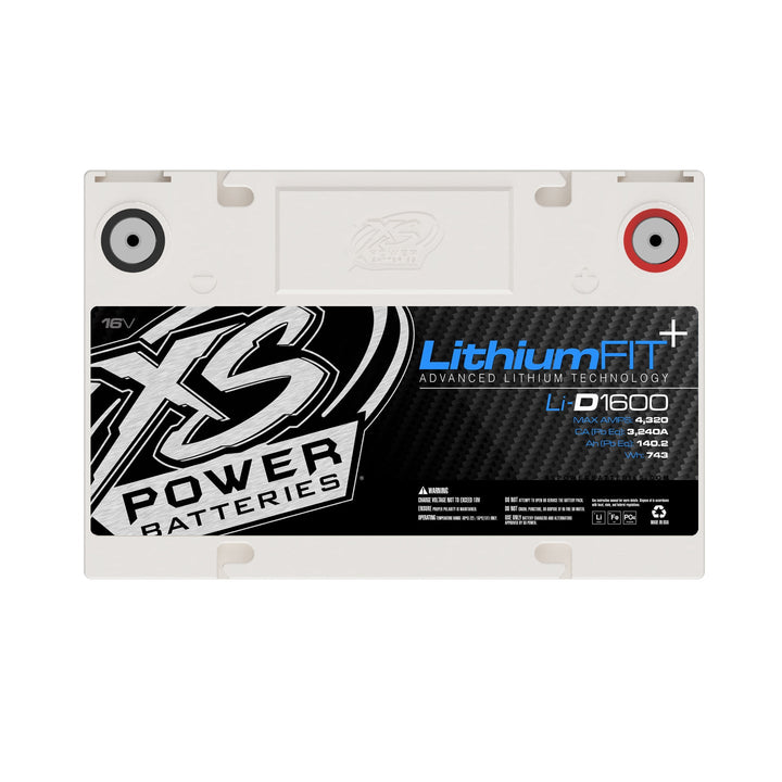 XS Power Li-D1600CK 16V Lithium Car Audio Battery