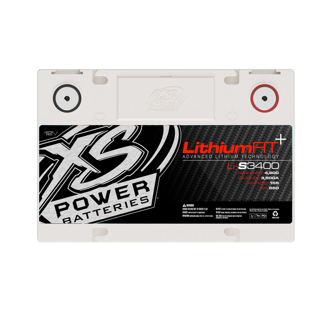 XS Power Li-S3400 12V Lithium Car Audio Battery