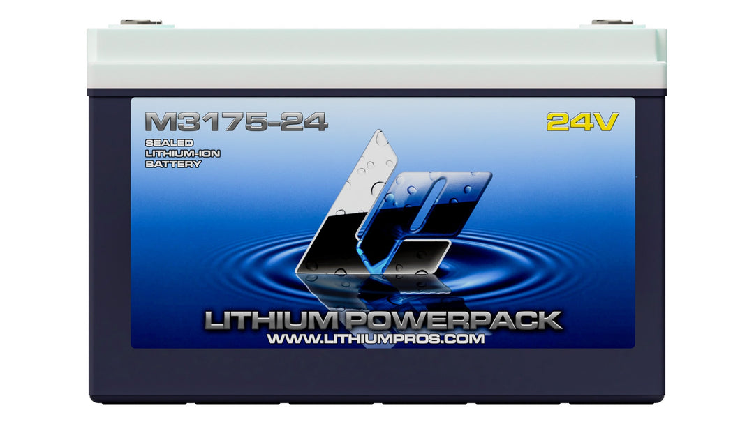 Lithium Pros M3175-24 25.6V 60Ah LiFePO4 Lithium Trolling Motor Battery – JS Alternators
