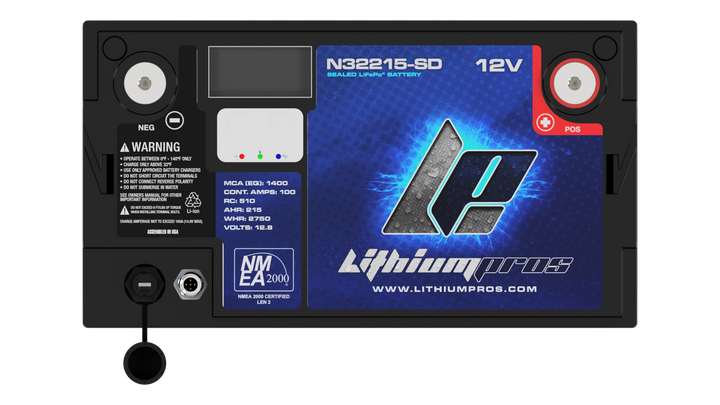 Lithium Pros N32215 12.8V 215Ah LiFePO4 Lithium Marine Starting Battery – JS Alternators