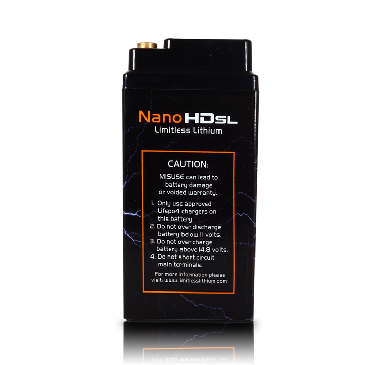Limitless Lithium Nano-HD SL 12Ah LiFePO4 Powersports Battery BCI 20 + 3.5A Maintainer (3)