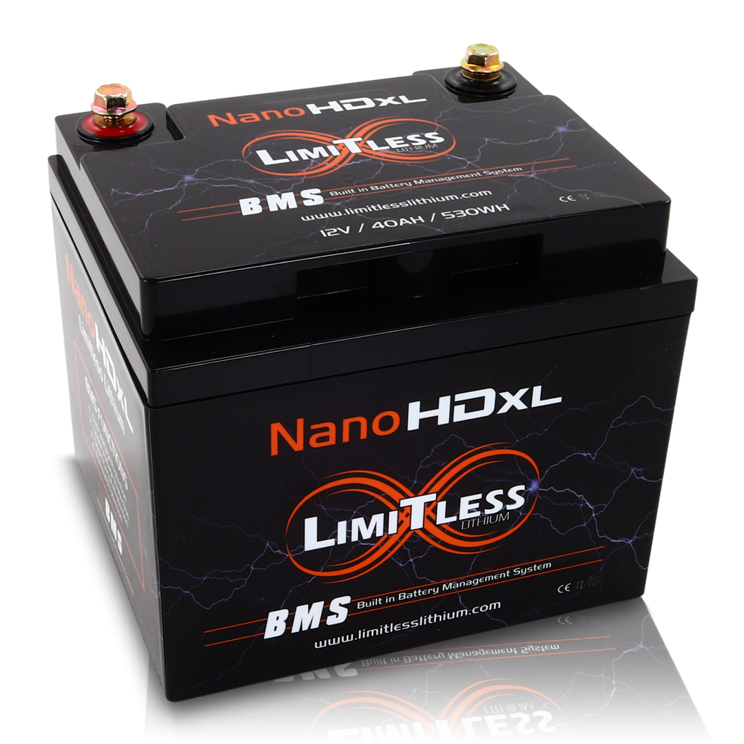 Limitless Lithium Nano-HD XL IP66 LiFePO4 Powersports Battery BCI 86