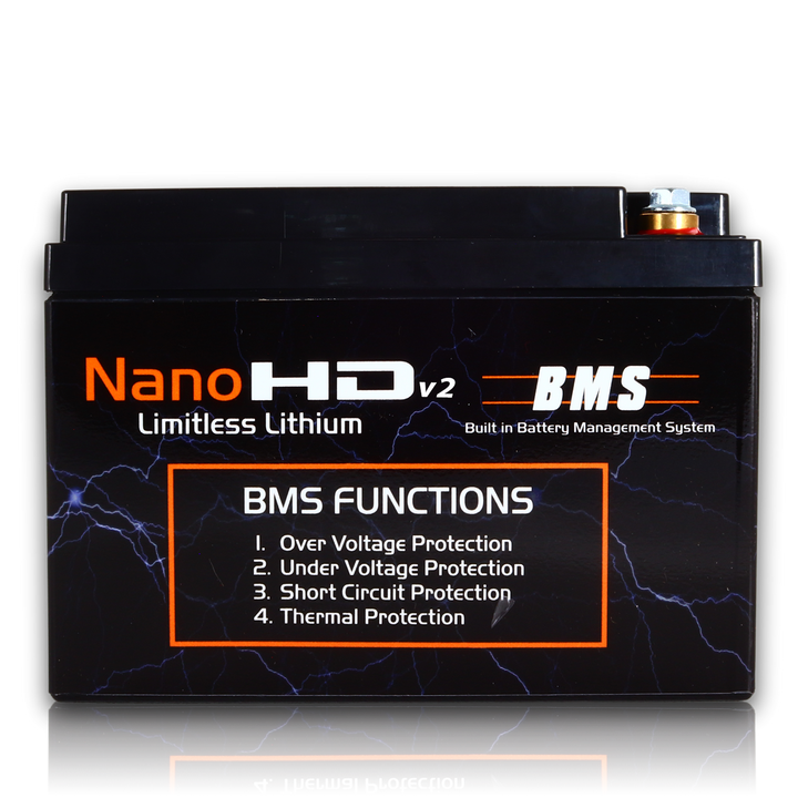 Limitless Lithium Nano-HD v2 30Ah LiFePO4 Powersports Battery + 3.5A Maintainer (4)