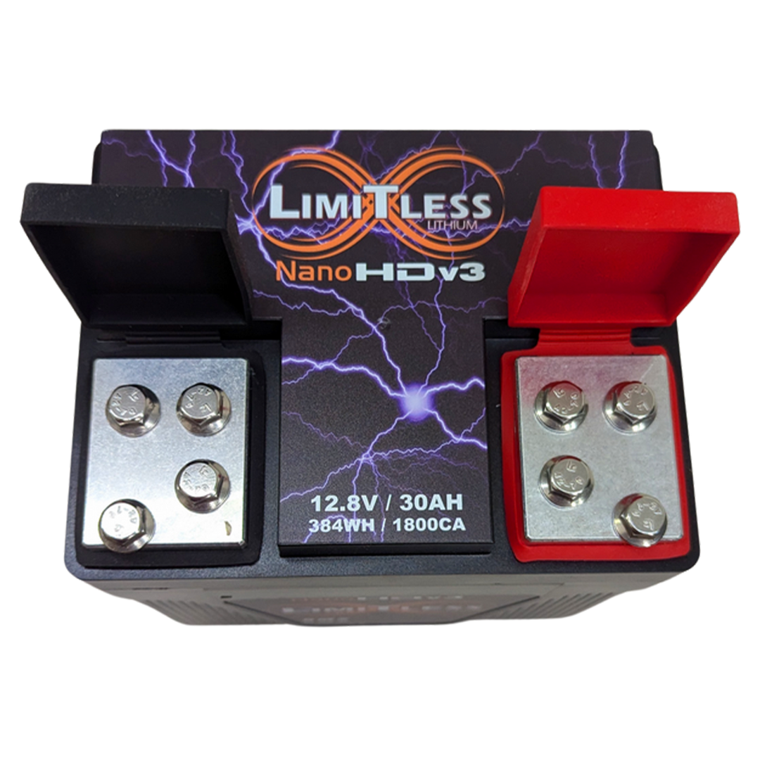 Limitless Lithium Nano-HD v3 LiFePO4 Powersports Battery 6,000W (2)