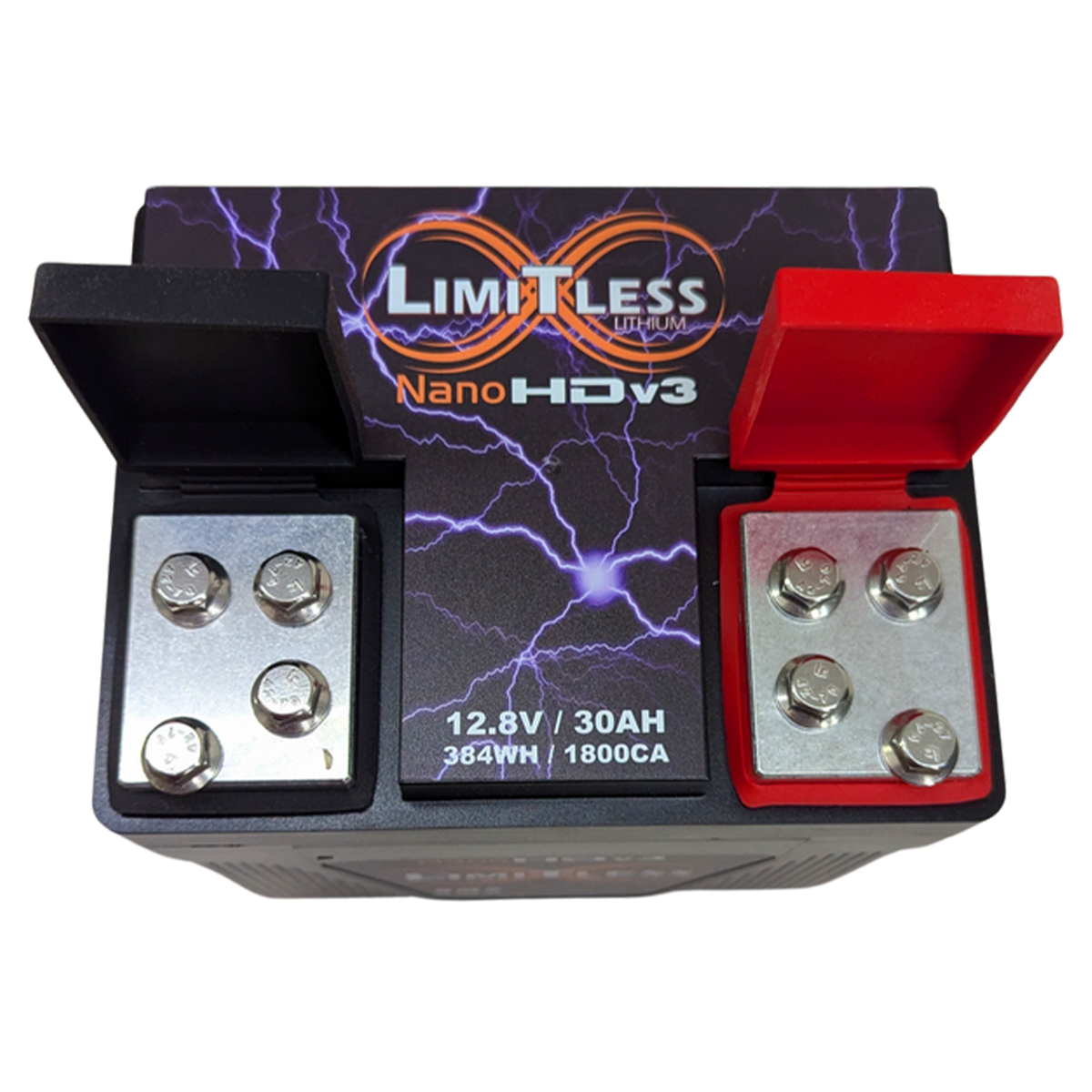 Limitless Lithium Nano-HD v3 LiFePO4 Powersports Battery 6,000W