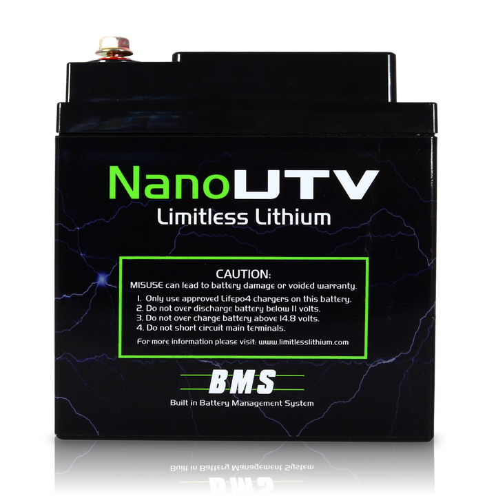 Limitless Lithium Nano UTV 40Ah IP66 LiFePO4 Powersports Battery BCI 86 + 3.5A Maintainer (4)