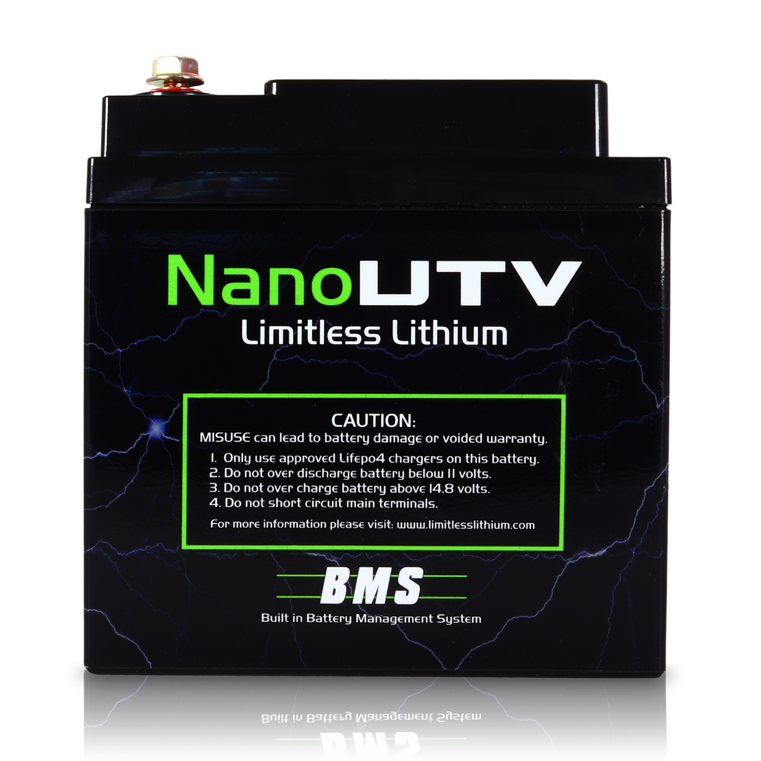 Limitless Lithium Nano UTV 40Ah IP66 LiFePO4 Powersports Battery BCI 86 (2)