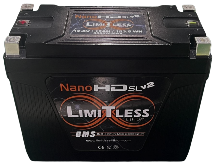 Limitless Lithium Nano-HD SLv2 12Ah LiFePO4 Powersports Battery BCI 20 (2)