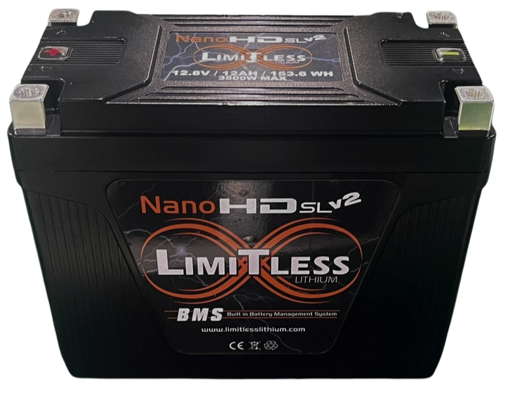 Limitless Lithium Nano-HD SLv2 12Ah LiFePO4 Powersports Battery BCI 20 (2)