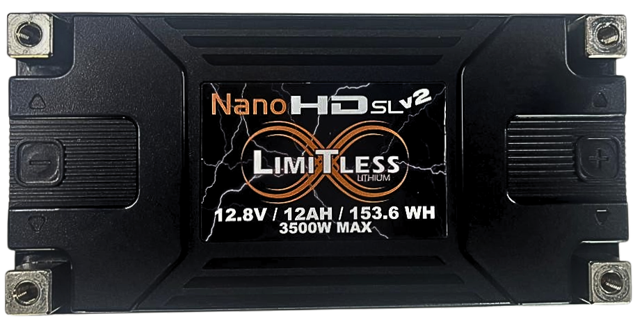 Limitless Lithium Nano-HD SLv2 12Ah LiFePO4 Powersports Battery BCI 20 + 3.5A Maintainer (3)