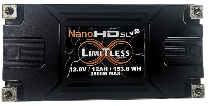Limitless Lithium Nano-HD SLv2 12Ah LiFePO4 Powersports Battery BCI 20 + 3.5A Maintainer (3)