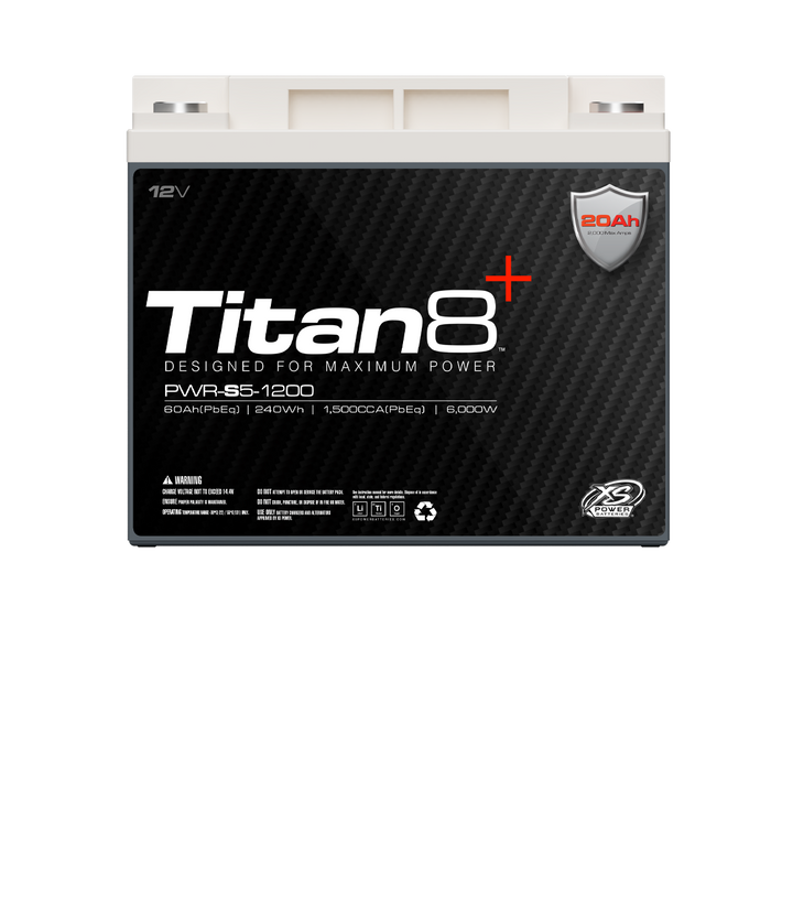XS Power PWR-S5-1200 12V Titan8 Lithium Titanate (LTO) Battery