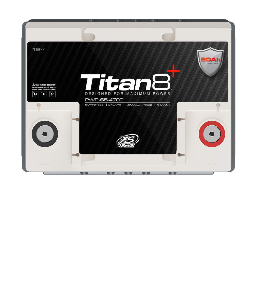 XS Power PWR-S5-4700 12V Titan8 Lithium Titanate (LTO) Battery