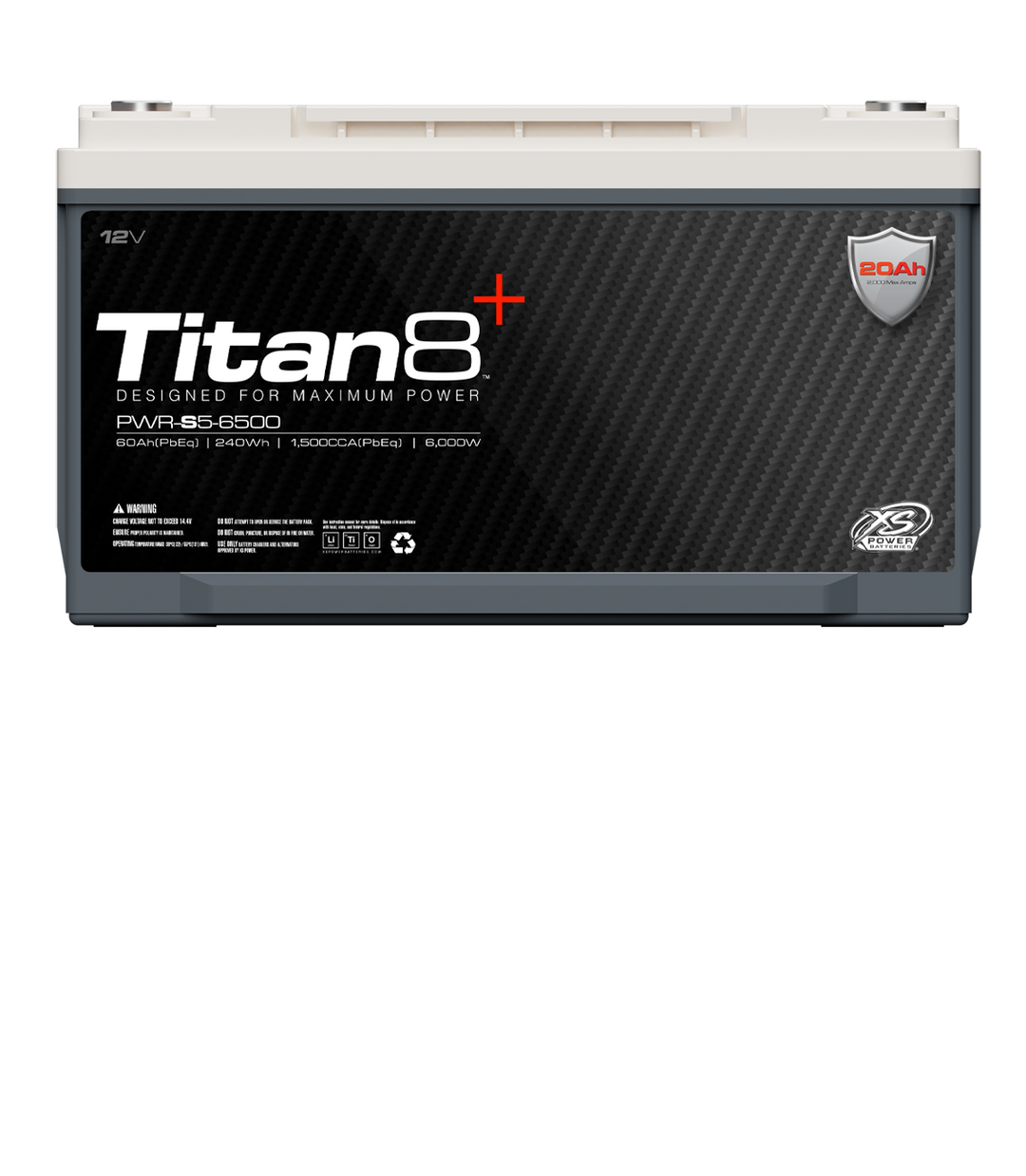 XS Power PWR-S5-6500 12V Titan8 Lithium Titanate (LTO) Battery