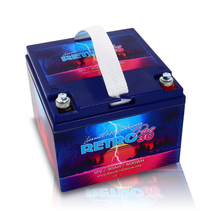 Limitless Lithium Retro Pro 30 12V LiFePO4 Car Audio Battery 30Ah Group 30L