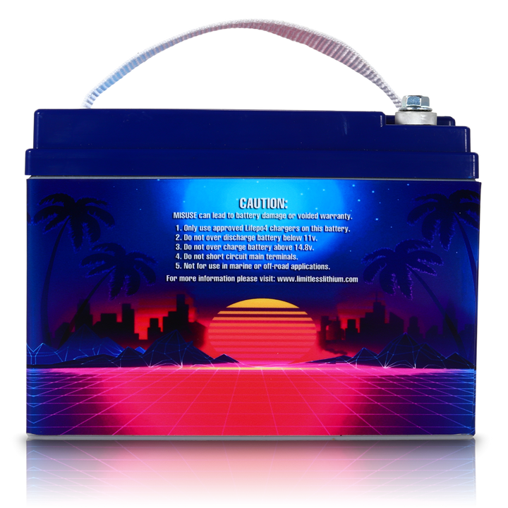 Limitless Lithium Retro Pro 30 12V LiFePO4 Car Audio Battery 30Ah Group 30L + 3.5A Maintainer (4)